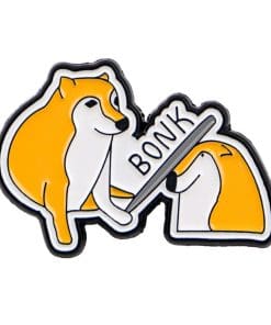 Funny Dog 'Bonk' Enamel Pin