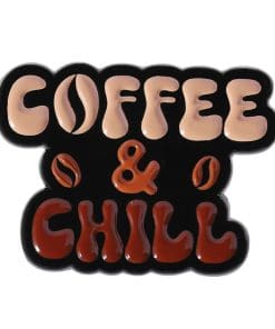 Coffee & Chill Enamel Pin