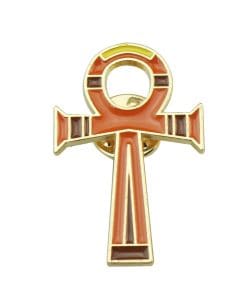 Ancient Egypt 'Ankh Cross' Enamel Pin