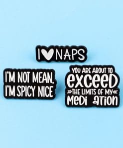 Alternative view of I Love Naps Enamel Pin