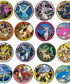 Pokemon Round Kawaii 'Vaporeon' Enamel Pin - Image 3