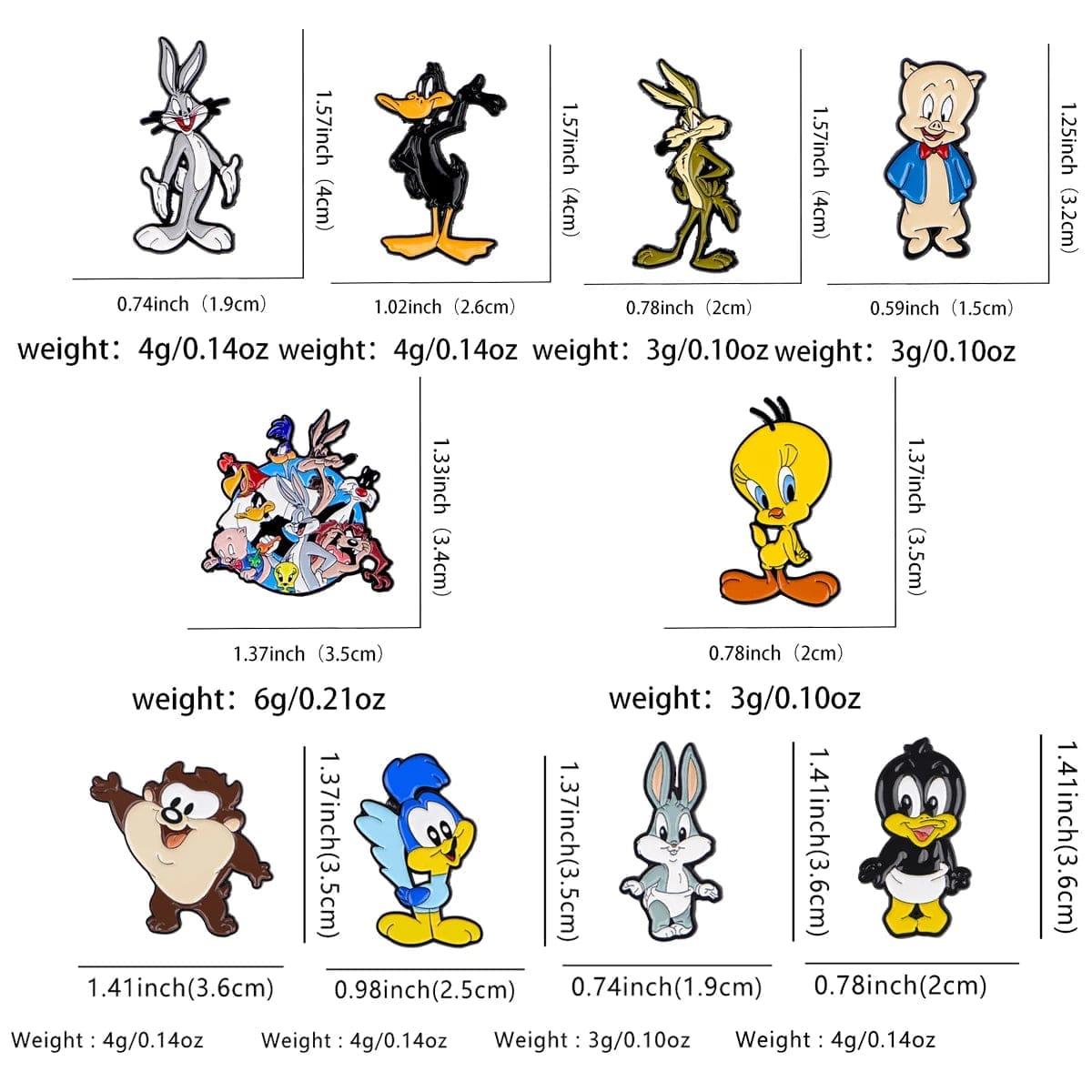 L00ney Tunes 'Baby Bugs Bunny' Enamel Pin - Image 4