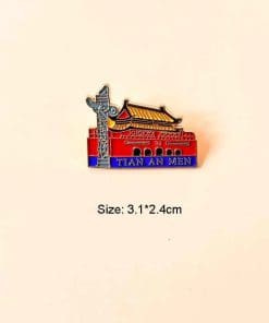 China Famous Landmark 'Tian An Men' Enamel Pin - Image 5