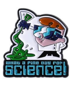 Dexter’s Laboratory ’What A Fine Day For Science' Enamel Pin