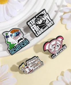 Alternative view of Dexter’s Laboratory ’Set of 7 Science Lab' Enamel Pin