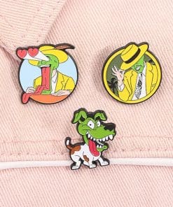 Alternative view of The Mask 'Milo the Dog' Enamel Pin