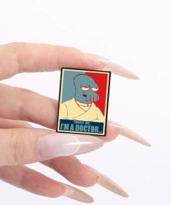 Alternative view of Futurama 'Zoidberg | Trust Me I'm A Doctor' Enamel Pin