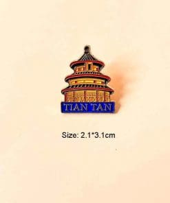 China Famous Landmark 'Tian Tan Buddha' Enamel Pin