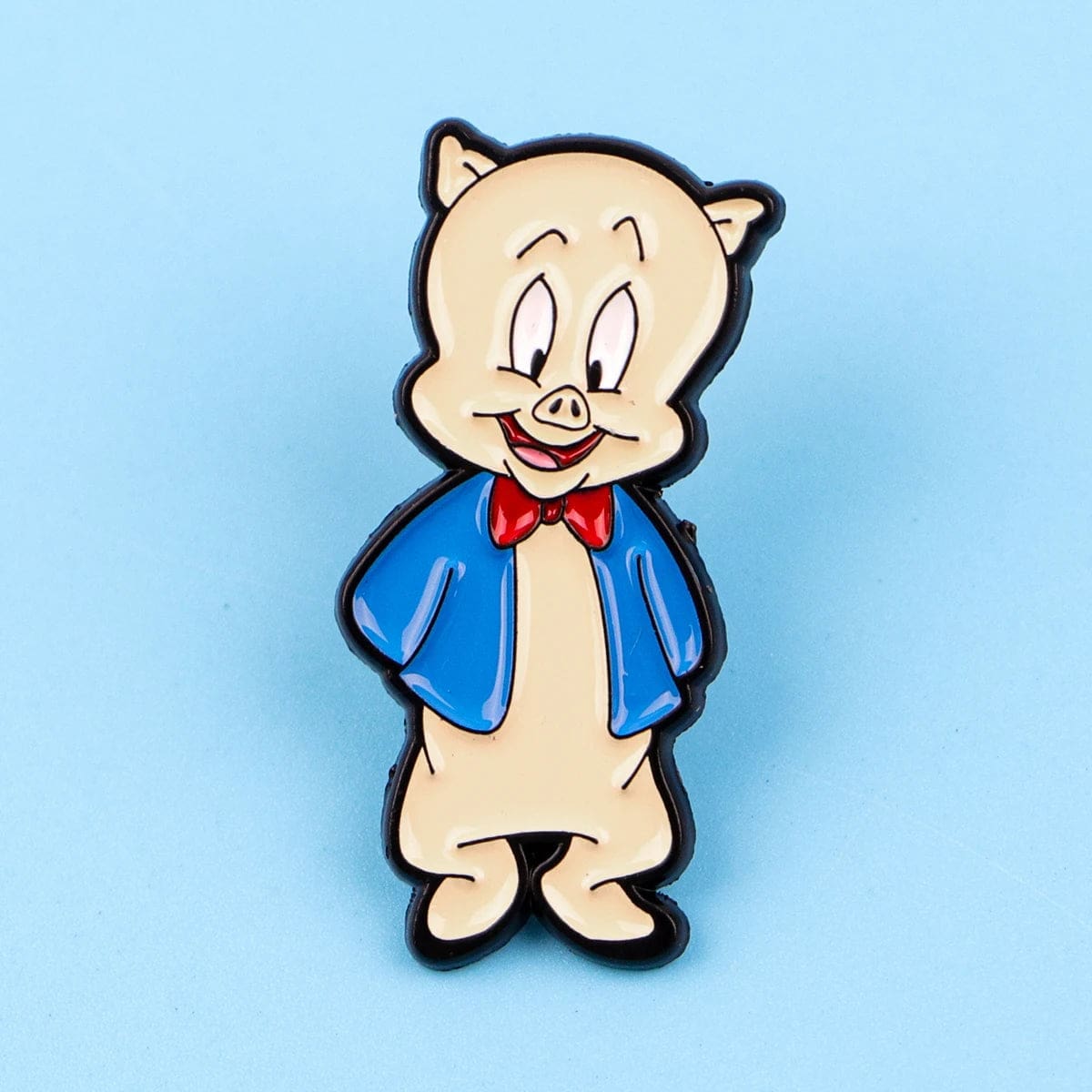 L00ney Tunes 'Obedient Porky Pig' Enamel Pin - Image 2