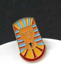 Alternative view of Ancient Egypt 'Amenhotep' Enamel Pin