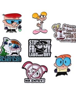 Alternative view of Dexter’s Laboratory ’What A Fine Day For Science' Enamel Pin