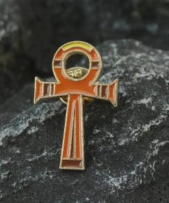 Alternative view of Ancient Egypt 'Ankh Cross' Enamel Pin