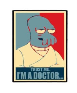 Futurama 'Zoidberg | Trust Me I'm A Doctor' Enamel Pin