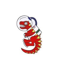 Animal Astronaut Suit 'Dinosaur Explorer' Enamel Pin
