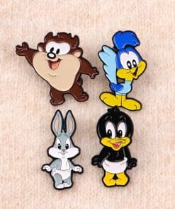 Alternative view of L00ney Tunes 'Baby Tasmanian Devil' Enamel Pin