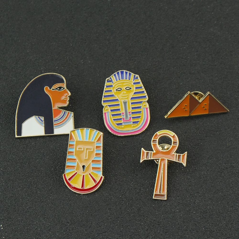 Ancient Egypt 'Ankh Cross' Enamel Pin - Image 3