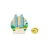 China Scenic Spots 'Chongqing | Yangtze River International Plaza' Enamel Pin