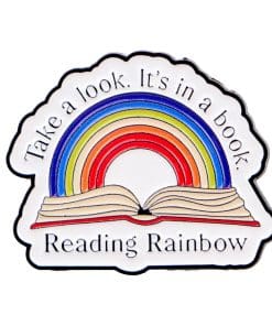 Reading Rainbow 'Take A Look It's In A Book' Enamel Pin