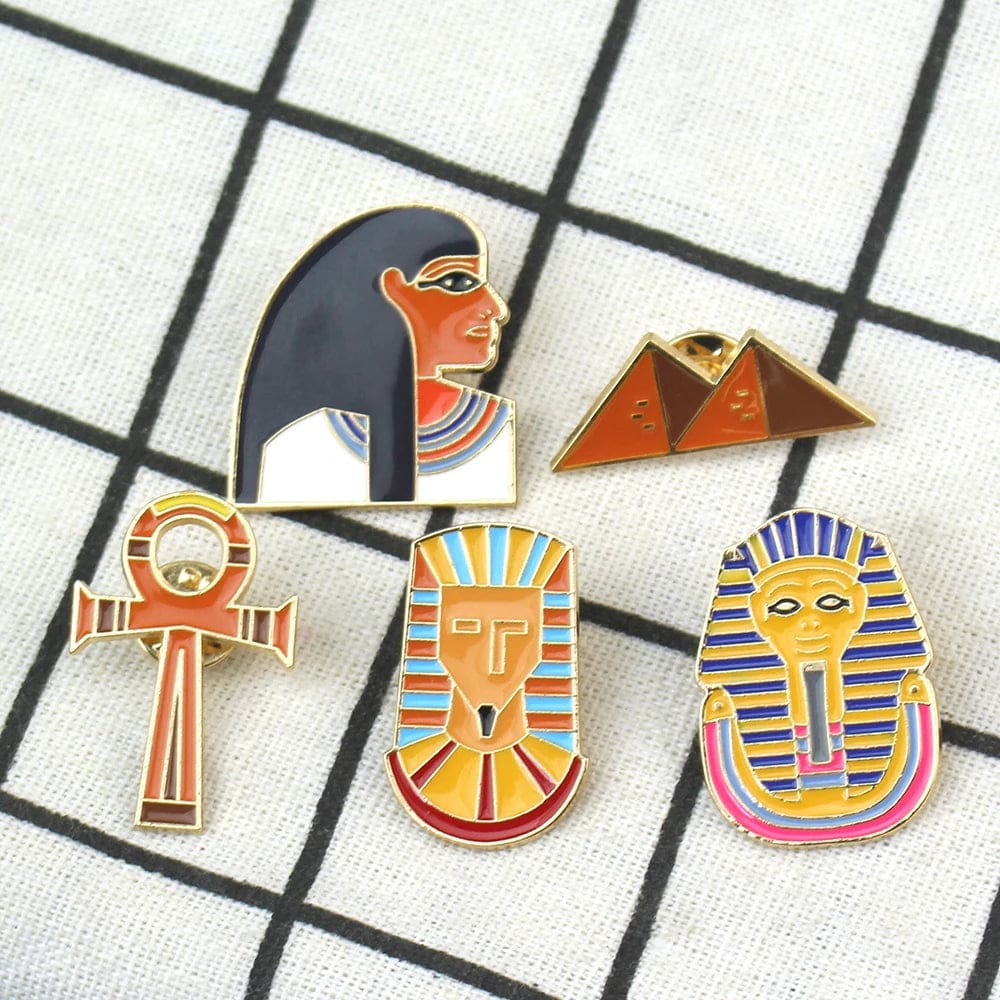 Ancient Egypt 'Ankh Cross' Enamel Pin - Image 4