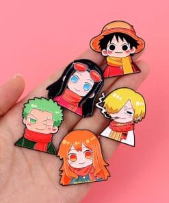 Alternative view of One Piece 'Kawaii Pirate Nami' Enamel Pin