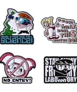 Dexter’s Laboratory ’Set of 4 Science Lab' Enamel Pin