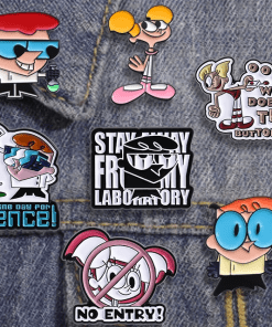 Dexter’s Laboratory ’Set of 7 Science Lab' Enamel Pin - Image 3