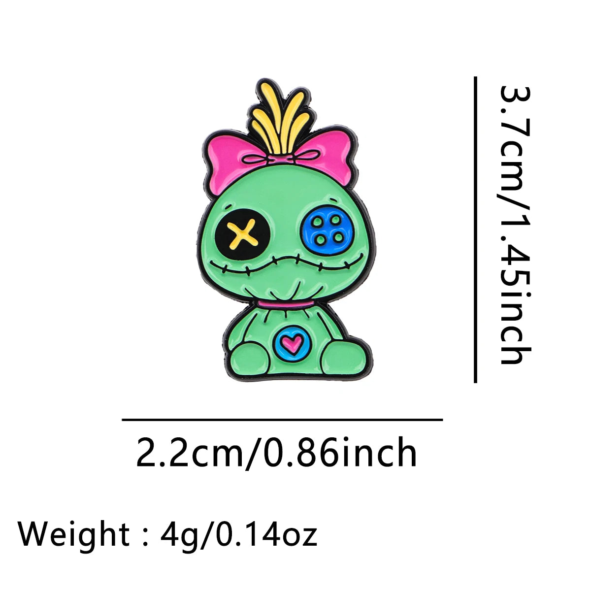 Lilo and Stitch Set of 2 Scrump and Stitch Dancing Enamel Pin - Image 4