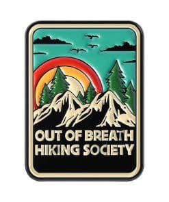 Out Of Breath Hiking Society Enamel Pin