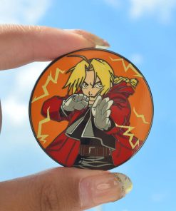 Alternative view of Fullmetal Alchemist Edward Journey Enamel Pin