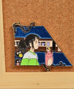 Spirited Away Startled Chihiro Enamel Pin