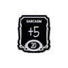 DnD 'Sarcasm +5' Enamel Pin