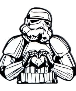 Str Wars 'Stormtrooper I Heart You' Enamel Pin