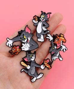 Alternative view of Tom and Jerry ‘Set of 4 Silly Friendship’ Enamel Pin