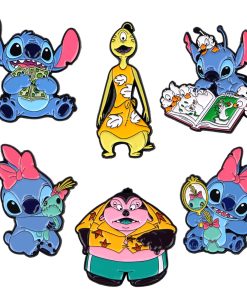 Lilo and Stitch Kawaii Wendy Pleakley Enamel Pin - Image 4