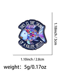 Twilight This is the Skin of A Killer Bella Enamel Pin - Image 4