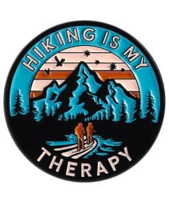 Hiking is My Therapy Enamel Pin
