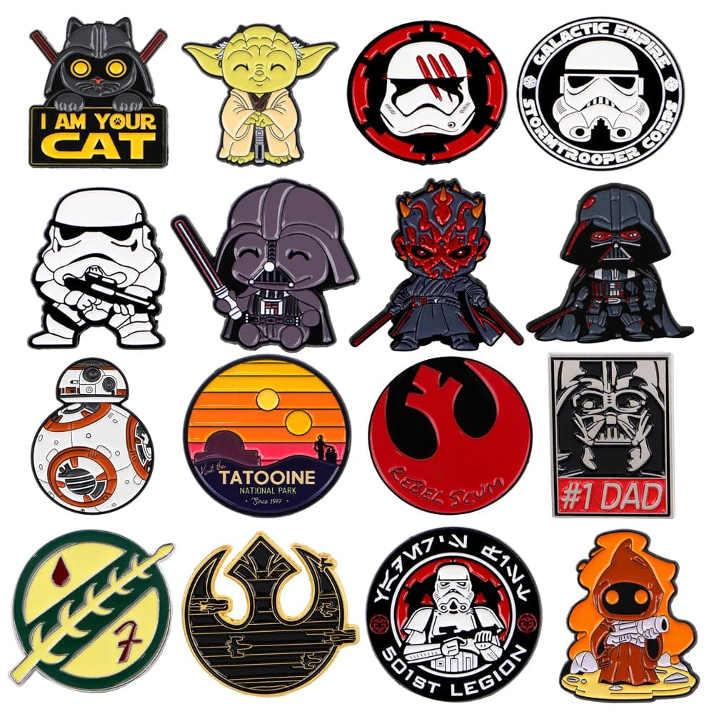 Str Wars 'Stormtrooper Corp | Galactic Empire' Enamel Pin - Image 2