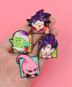 Alternative view of Dragon Ball Z Chibi Piccolo Portrait Enamel Pin
