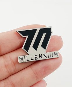 Alternative view of Blue Archive Millennium Science School Enamel Pin