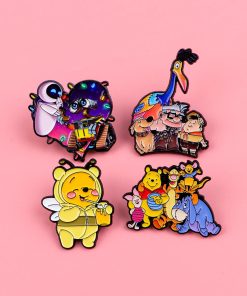 Happy Friendship Set of 4 Enamel Pin