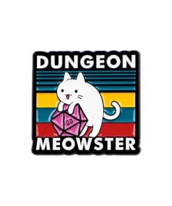 DnD 'Dungeon Meowster Cat' Enamel Pin