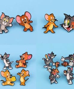 Alternative view of Tom and Jerry ‘Set of 2 Funny Friendship’ Enamel Pin