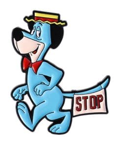The Huckleberry Hound Show Stop Enamel Pin