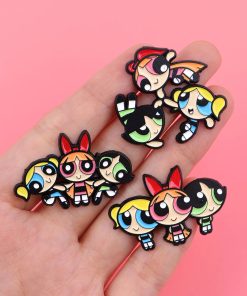 Alternative view of Powerpuff Girls Set of 3 BFF Enamel Pin