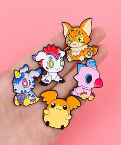 Alternative view of Digimon Adventure Baby Gatomon Enamel Pin