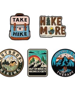 Outdoor Activities Set of 5 Mountain Lovers Enamel Pin