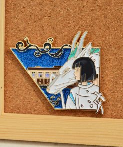 Spirited Away Dragon Haku Form Enamel Pin