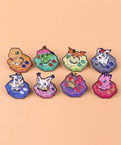 Alternative view of Digimon Adventure Tentomon Chibi Enamel Pin