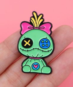 Alternative view of Lilo and Stitch Scrump Rest Enamel Pin