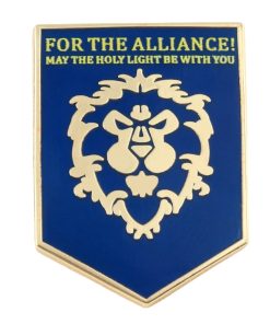 World of Warcraft Tribal Alliance Flag Enamel Pin